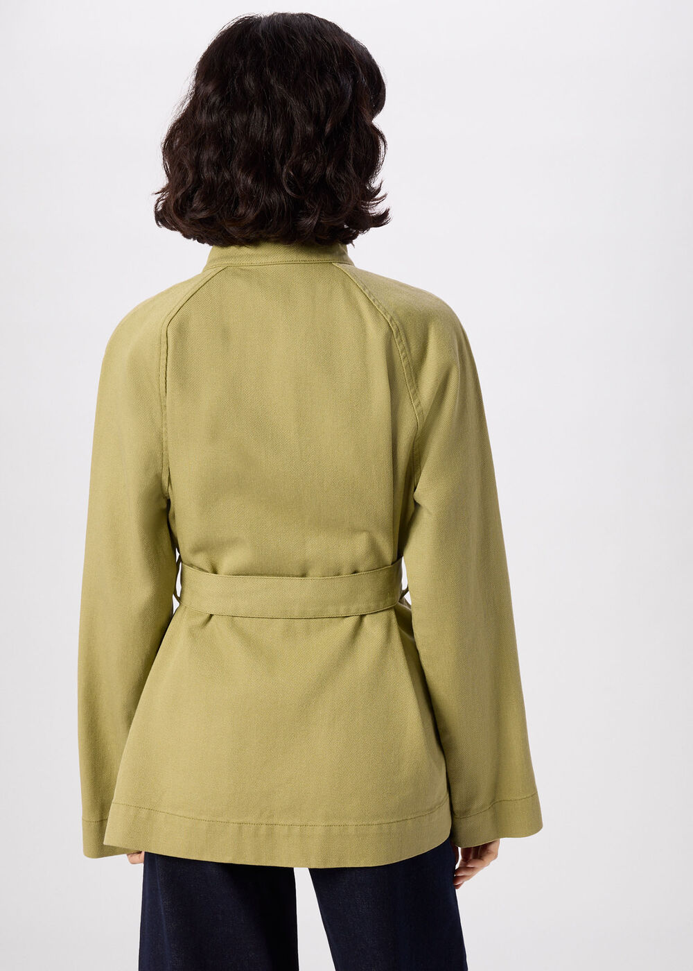 Belted Cotton Safari Jacket