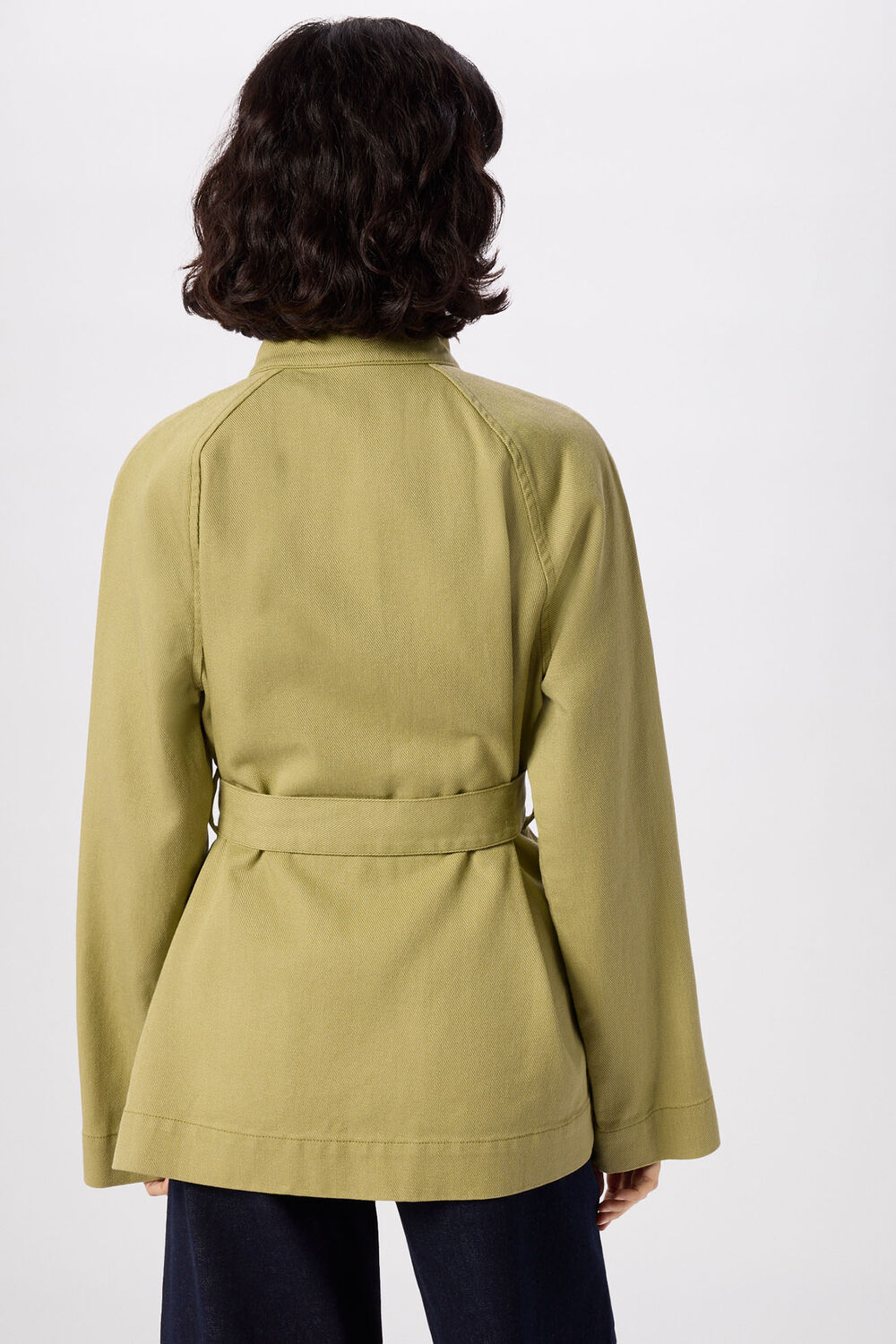 Belted Cotton Safari Jacket