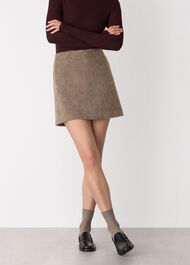 Wool Mini Skirt