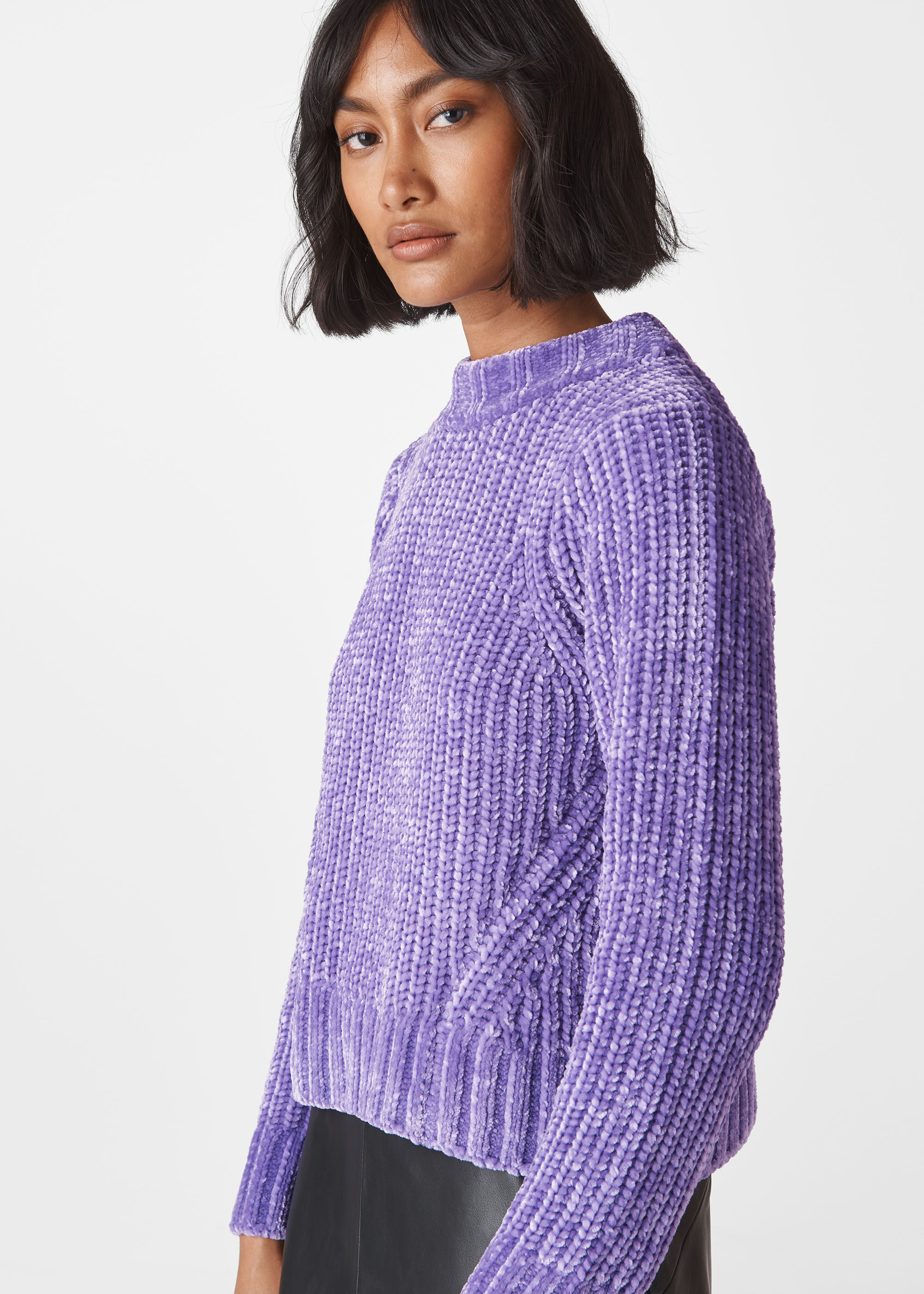 Purple chenille jumper Clearance