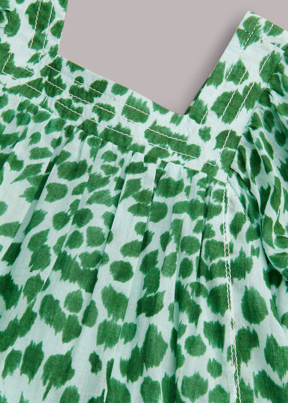 Smooth Leopard Trapeze Dress