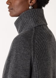 Roll Neck Wool Mix Jumper