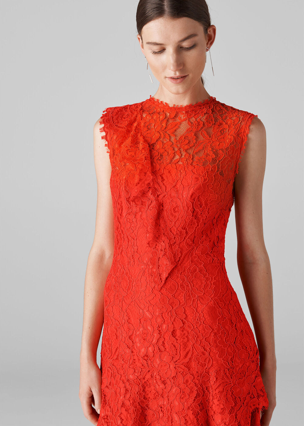 chinese dress ladies Willow Lace Mini Dress