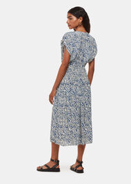 Petite Flaming Leopard Print Dress