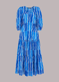 Trailing Leaf Trapeze Dress