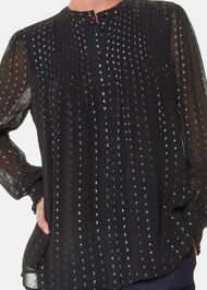 Metallic Stripe Shirt