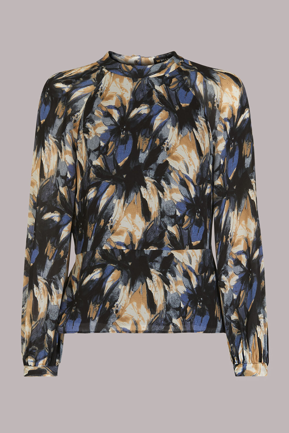 Storm Floral Silk Blouse