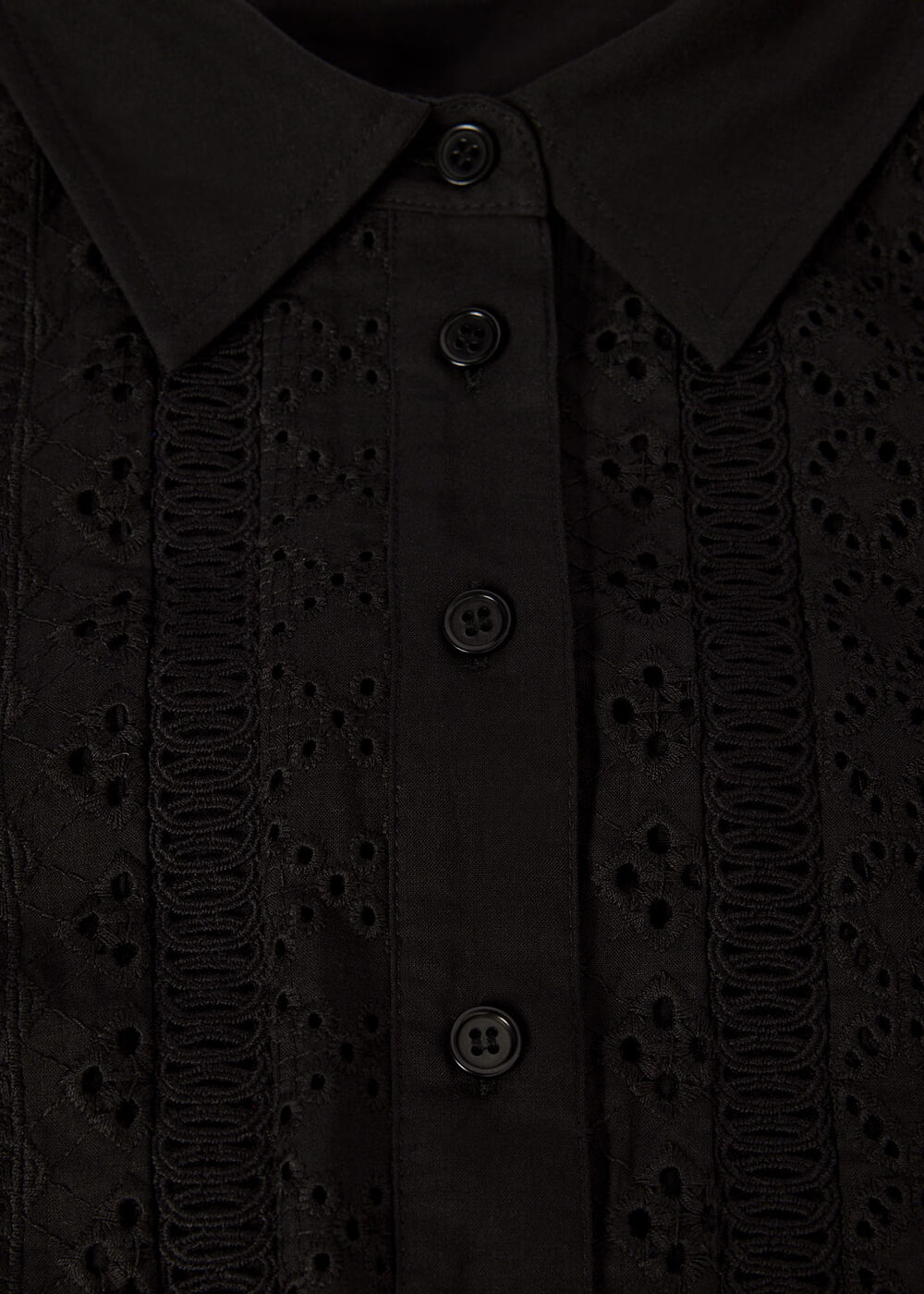 Broderie Cotton Shirt