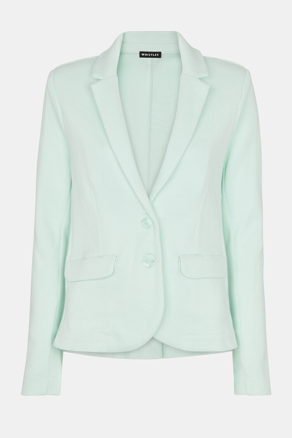 Mint Slim Fit Jersey Jacket