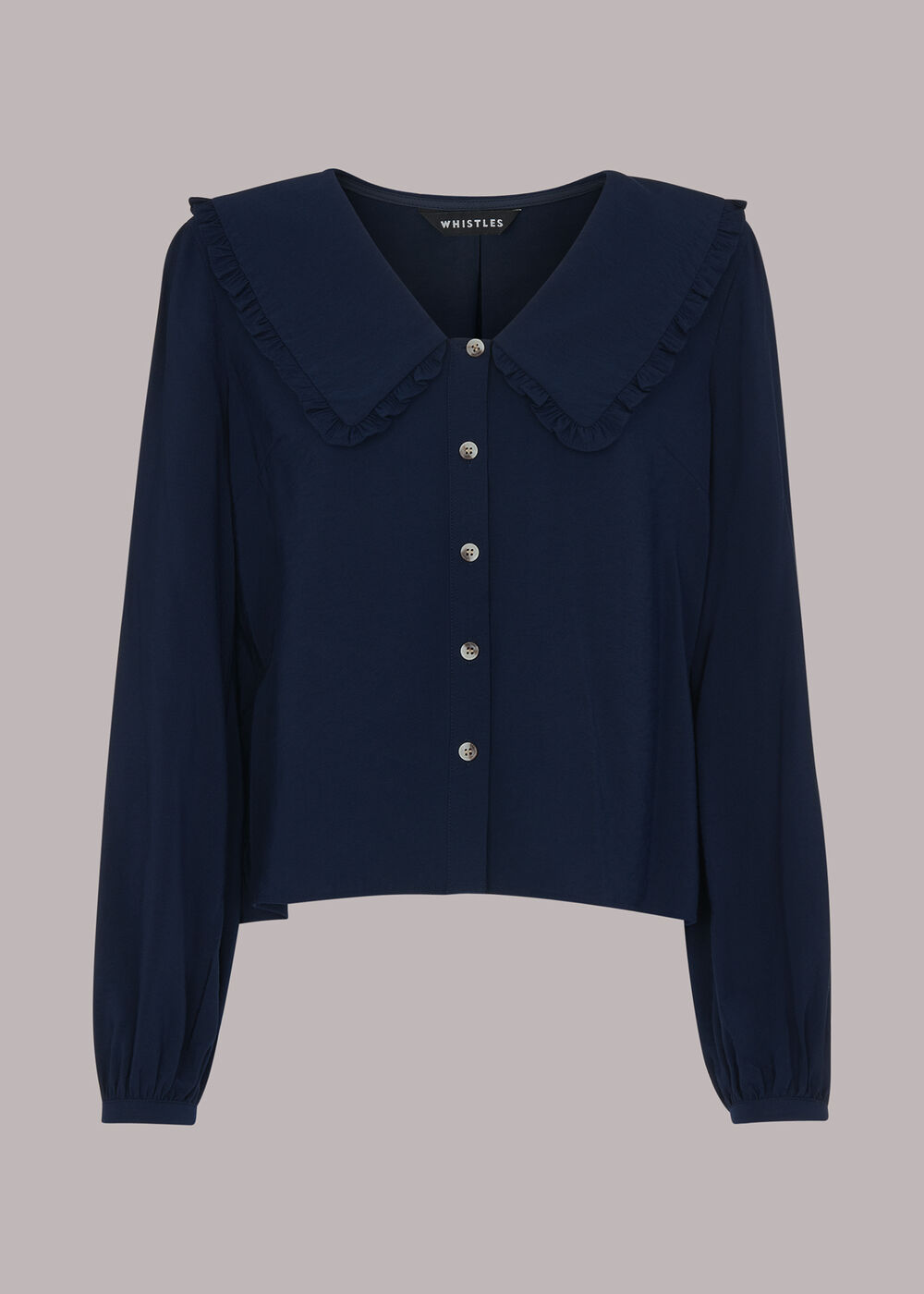 Oversized Collar Top