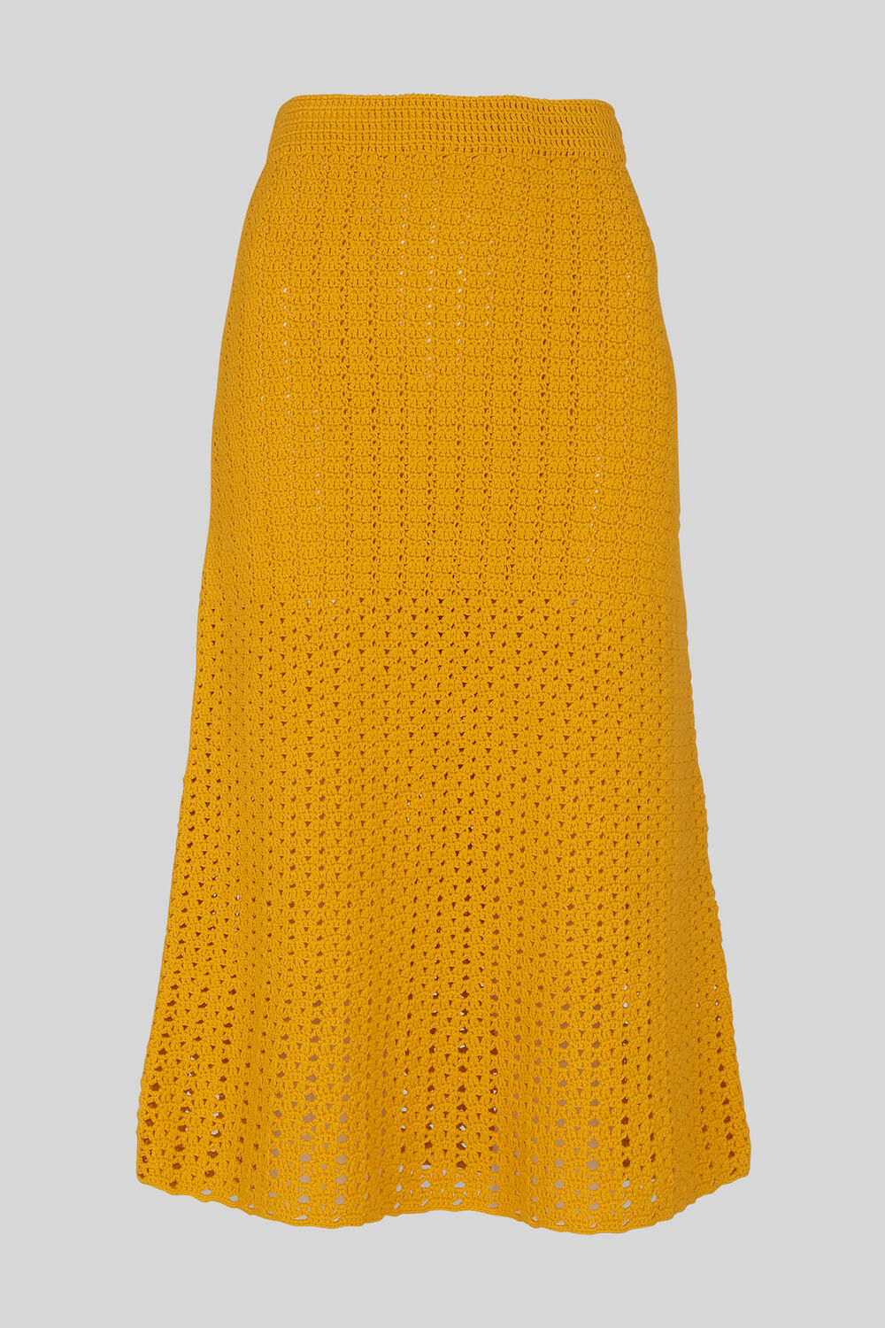 Hand Crochet Skirt Yellow
