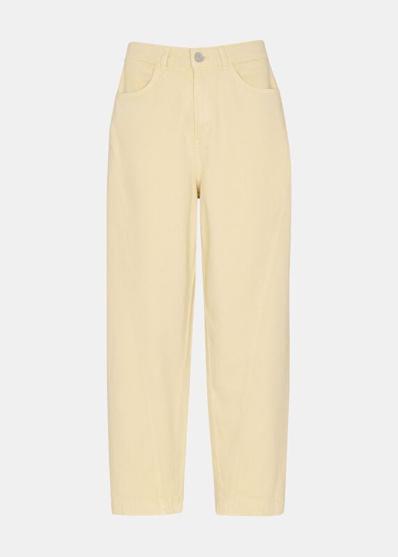 Neutral Lola Cotton Blend Pants 
