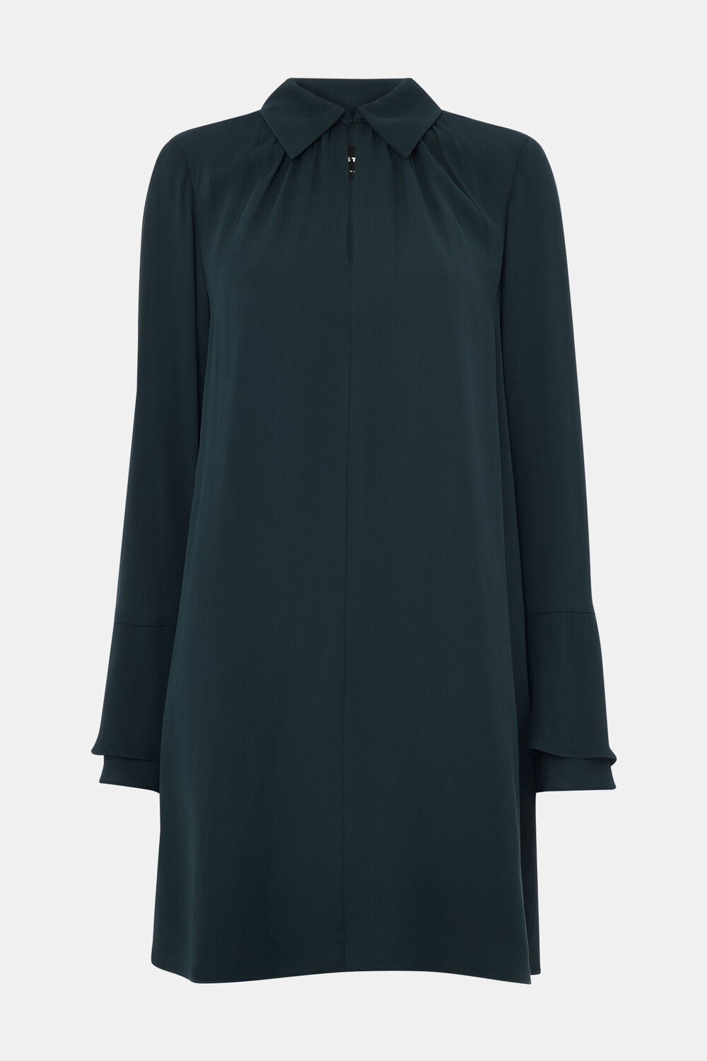 Teal Trapeze Mini Dress