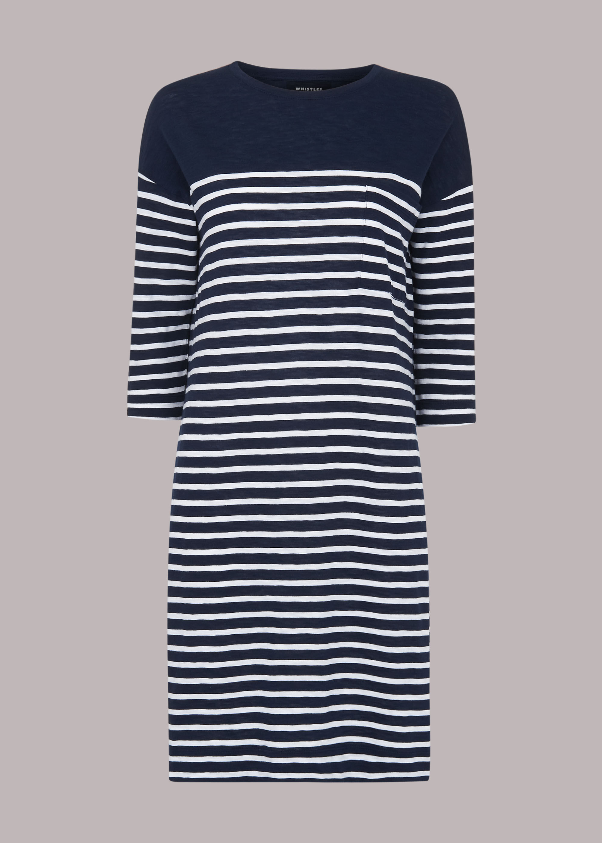 Breton top stripe dress