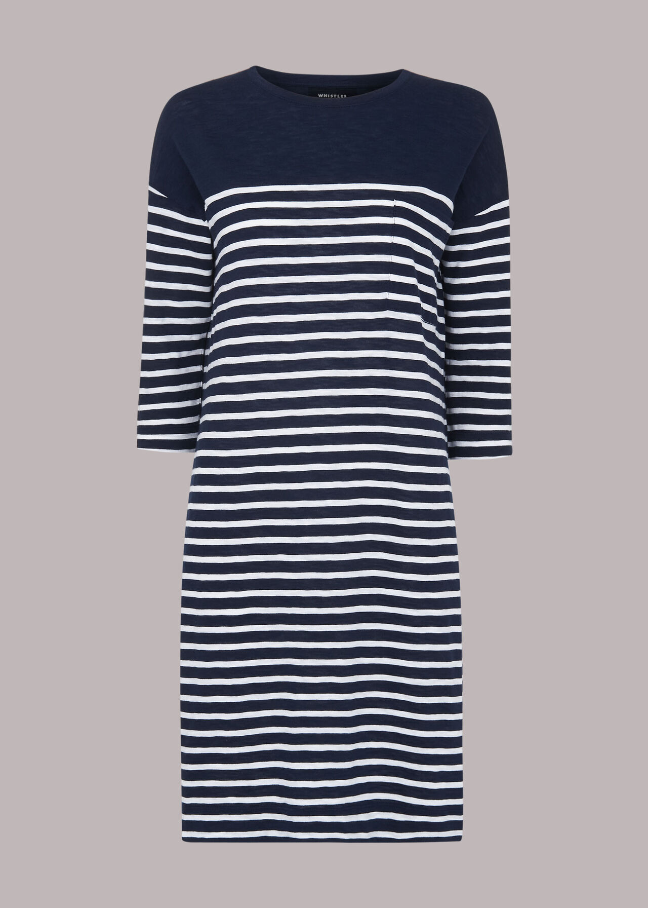 Breton Stripe Pocket Dress
