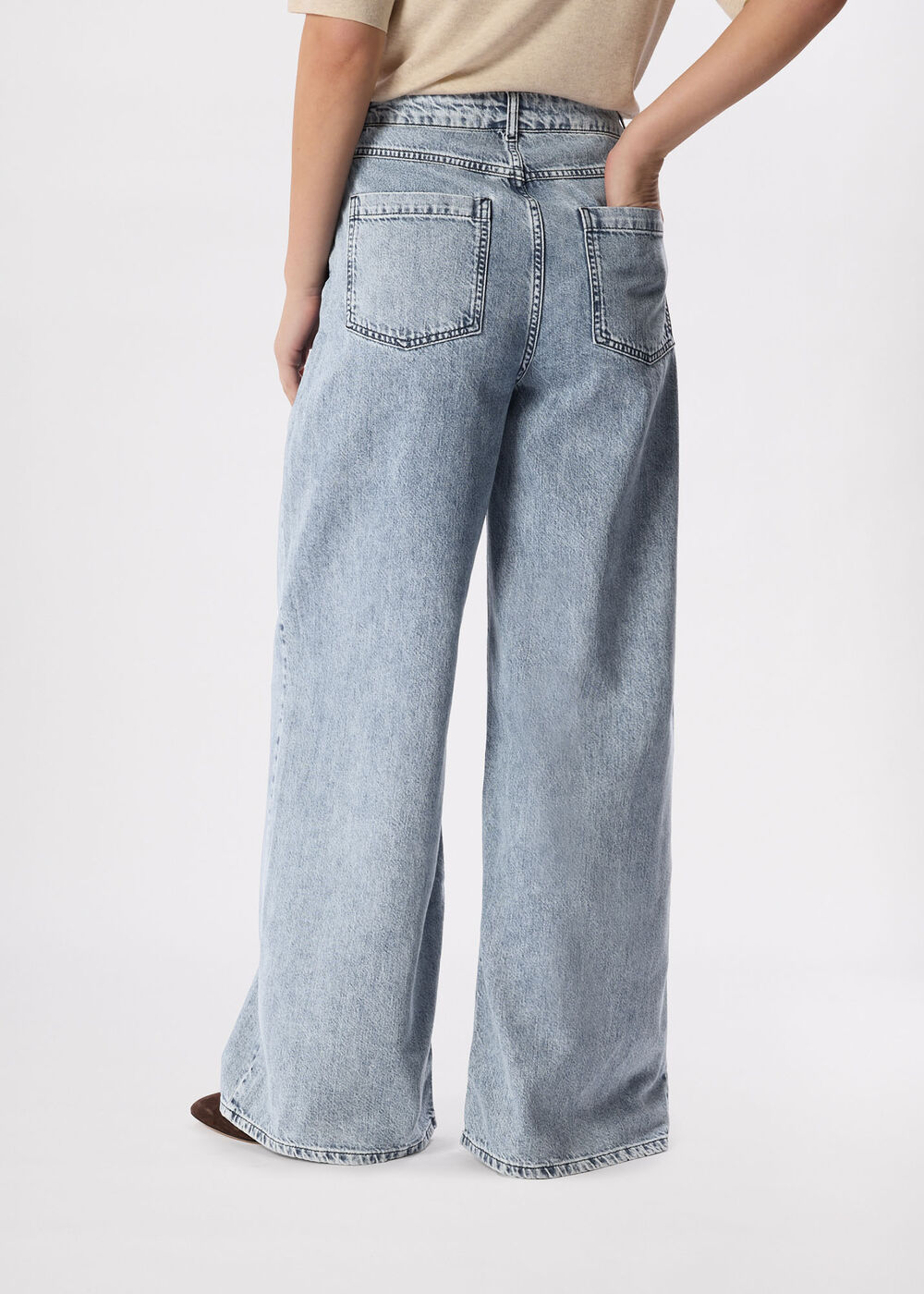 Full Length Wide Leg Jean