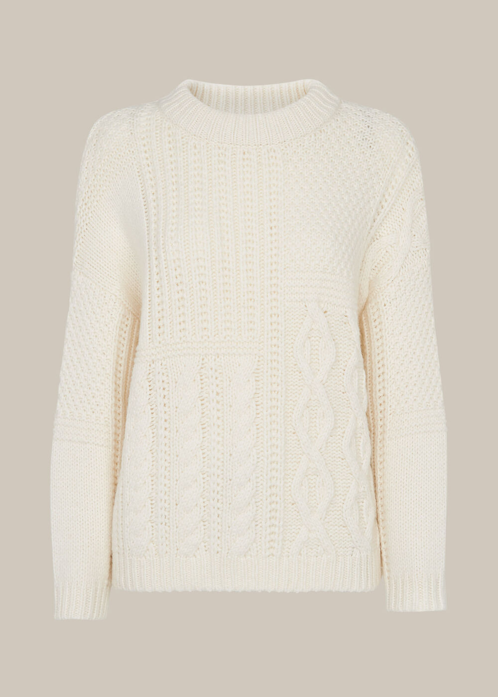 Patchwork Cable knit