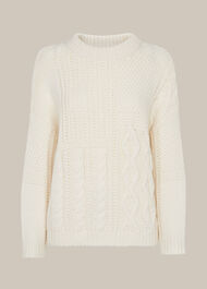 Patchwork Cable knit