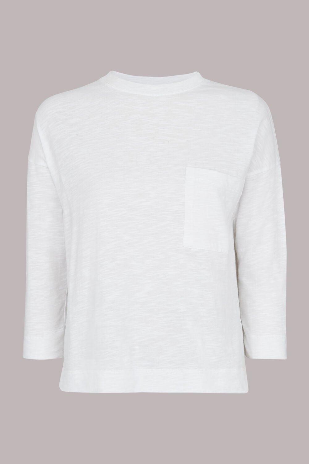 Cotton Pocket Top White