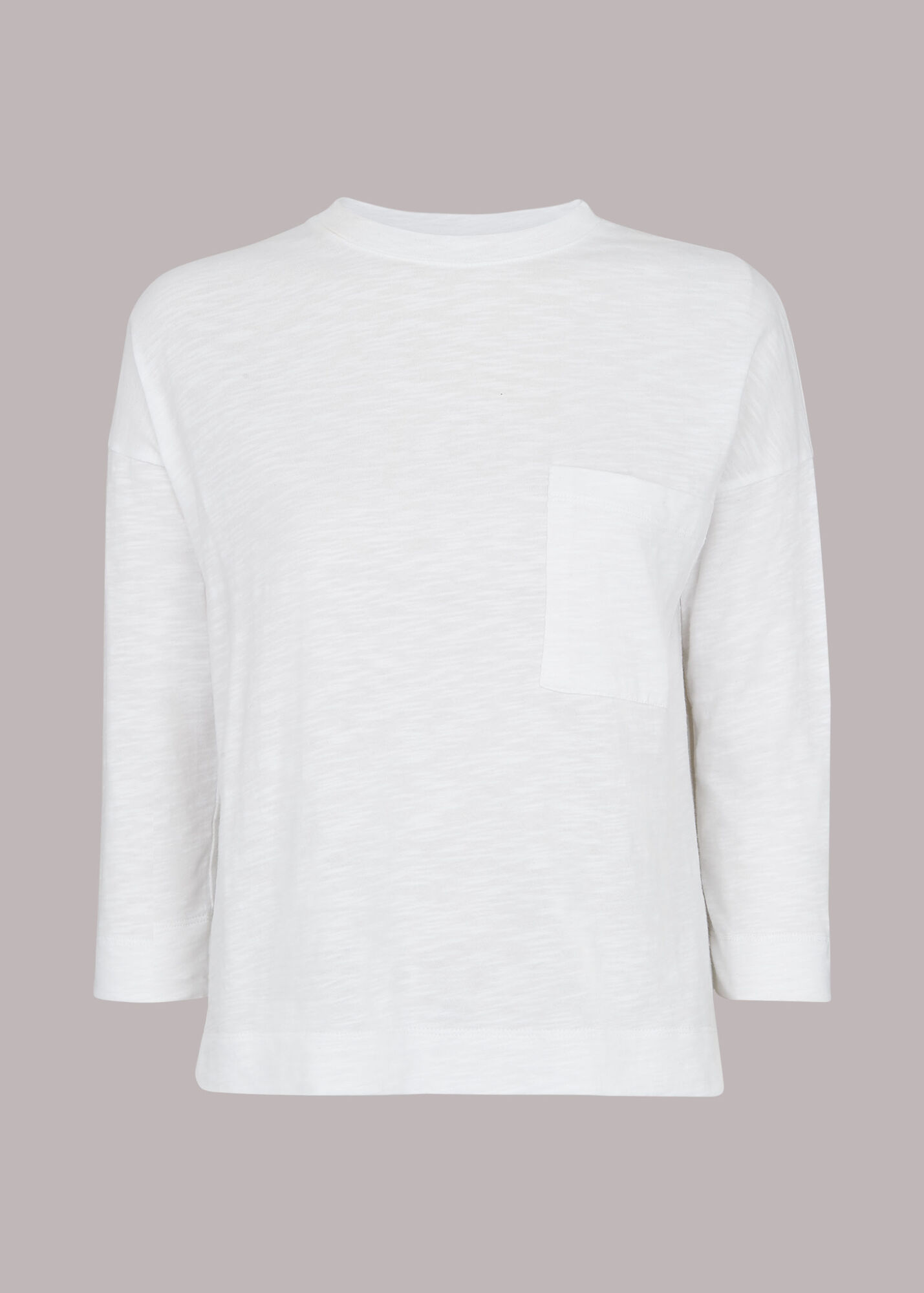 White Cotton Pocket Top WHISTLES