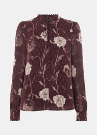 Floral Dobby Blouse