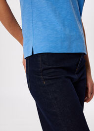 Willa V-Neck Cap Sleeve Tee