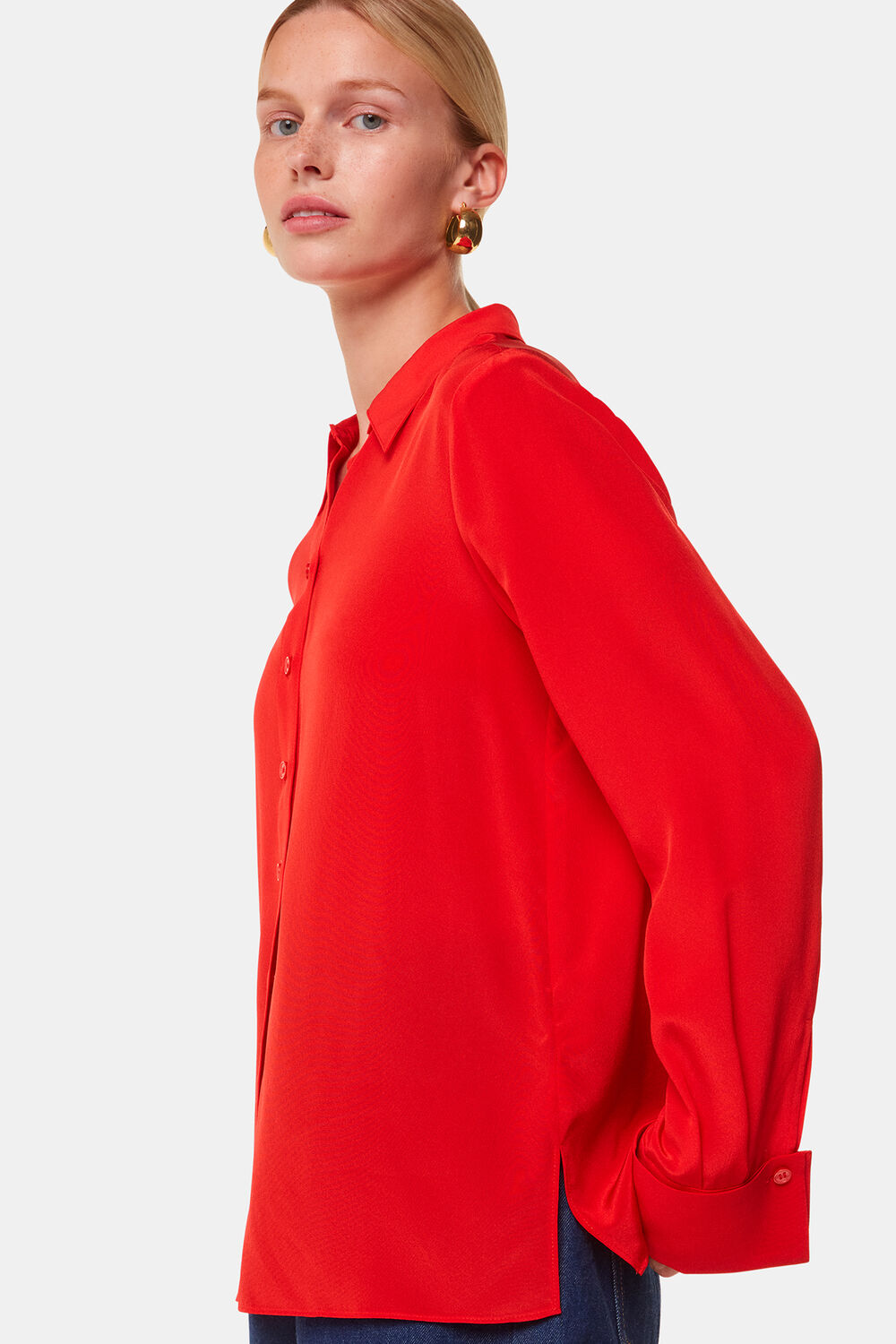 Red Ultimate Silk Shirt