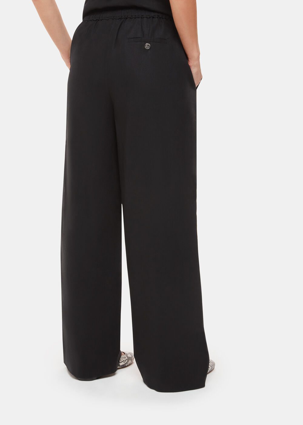 Petite Lindsey Linen Blend Trouser