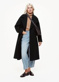 Petite Lorna Wrap Wool Coat