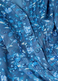 Ditsy Floral V Neck Blouse