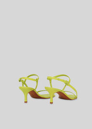 Milana Asymmetric Sandal Lime