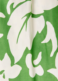 Floral Trapeze Shirt Dress