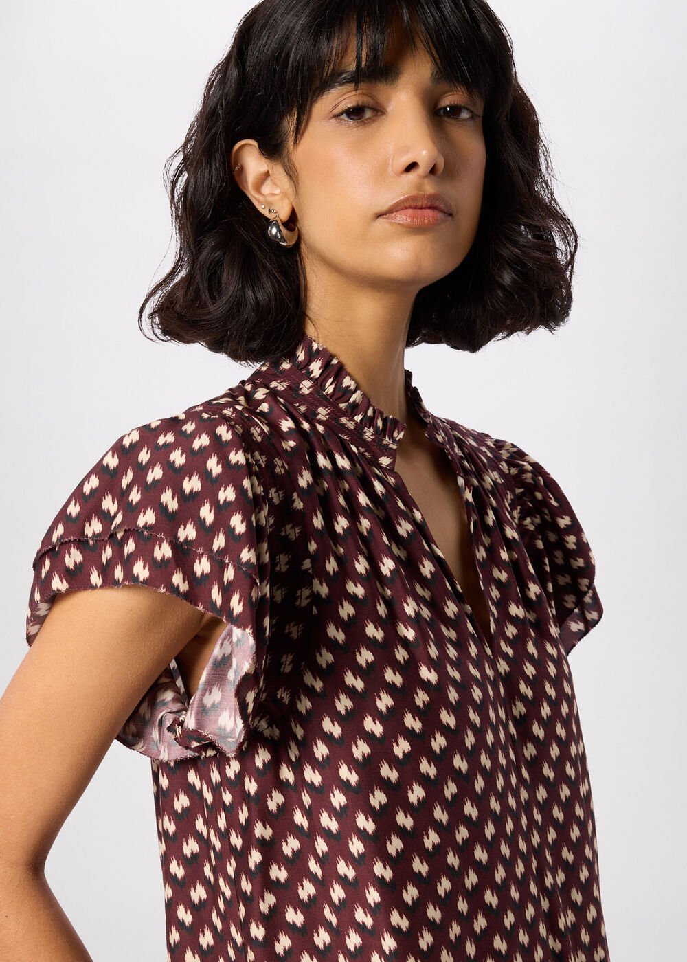 Ikat Spot Midi Dress