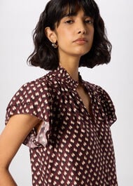 Ikat Spot Midi Dress