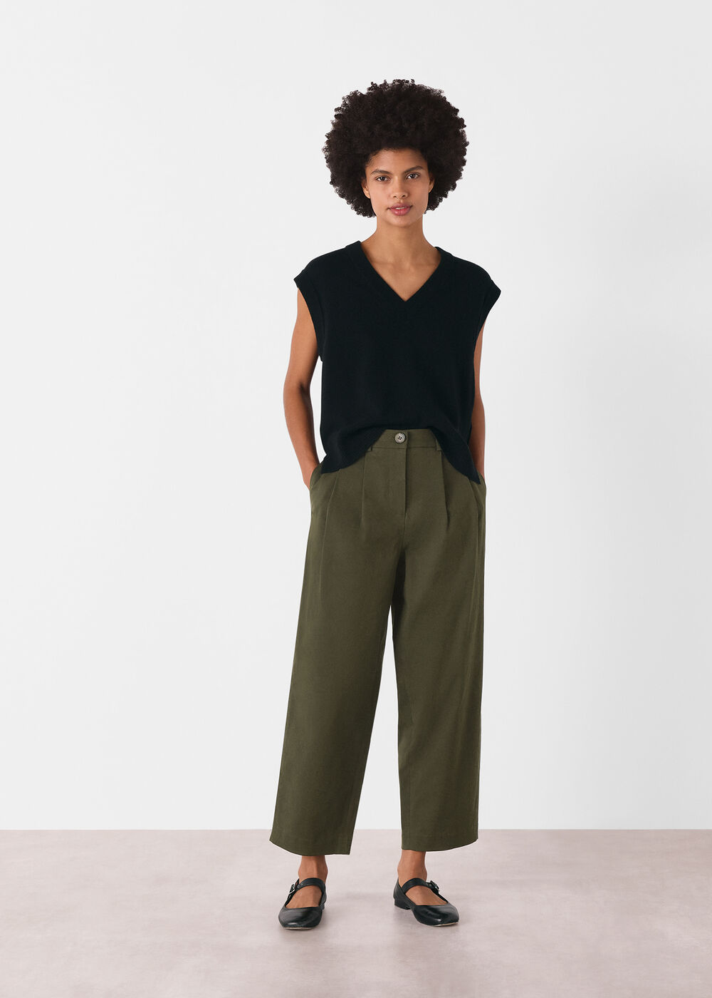 Bethany Barrel Leg Trouser