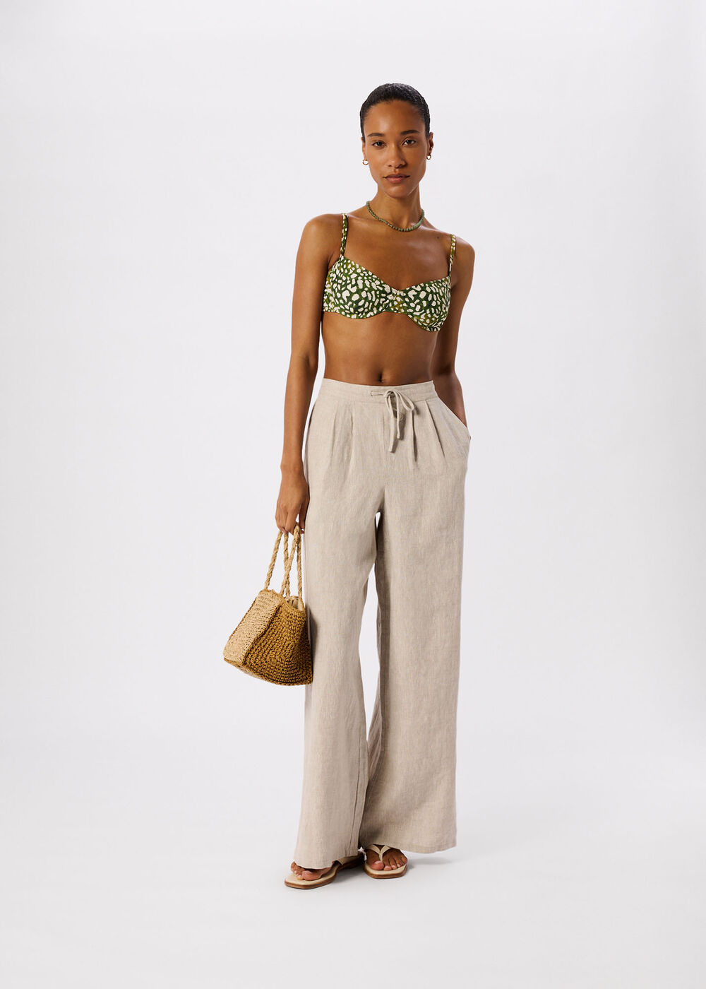 Animal Underwire Bikini Top