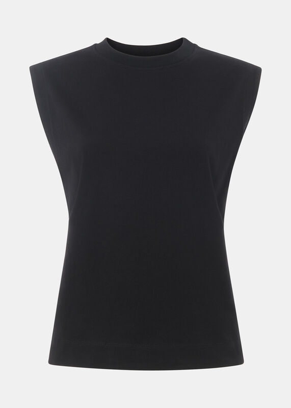 Black Edie Sleeveless Vest
