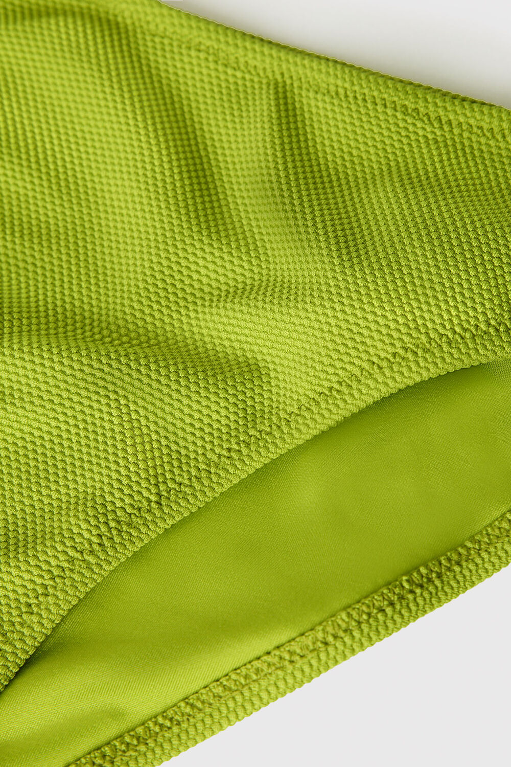 Green Textured Bikini Bottom