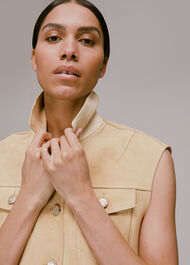 Calvin Bonded Suede Gilet