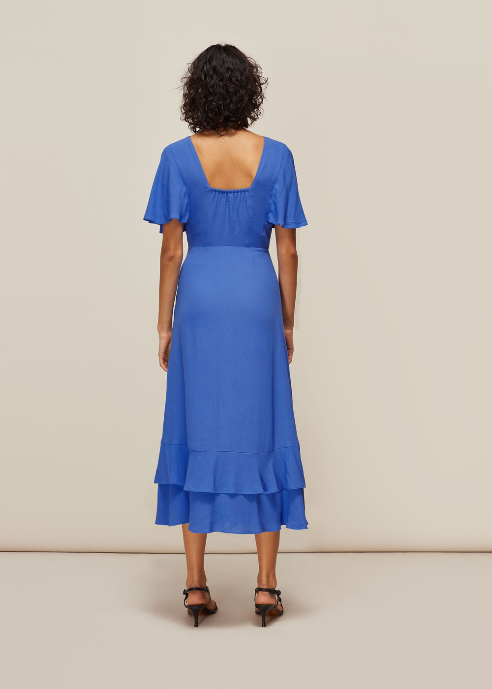 Cathy Frill Hem Dress