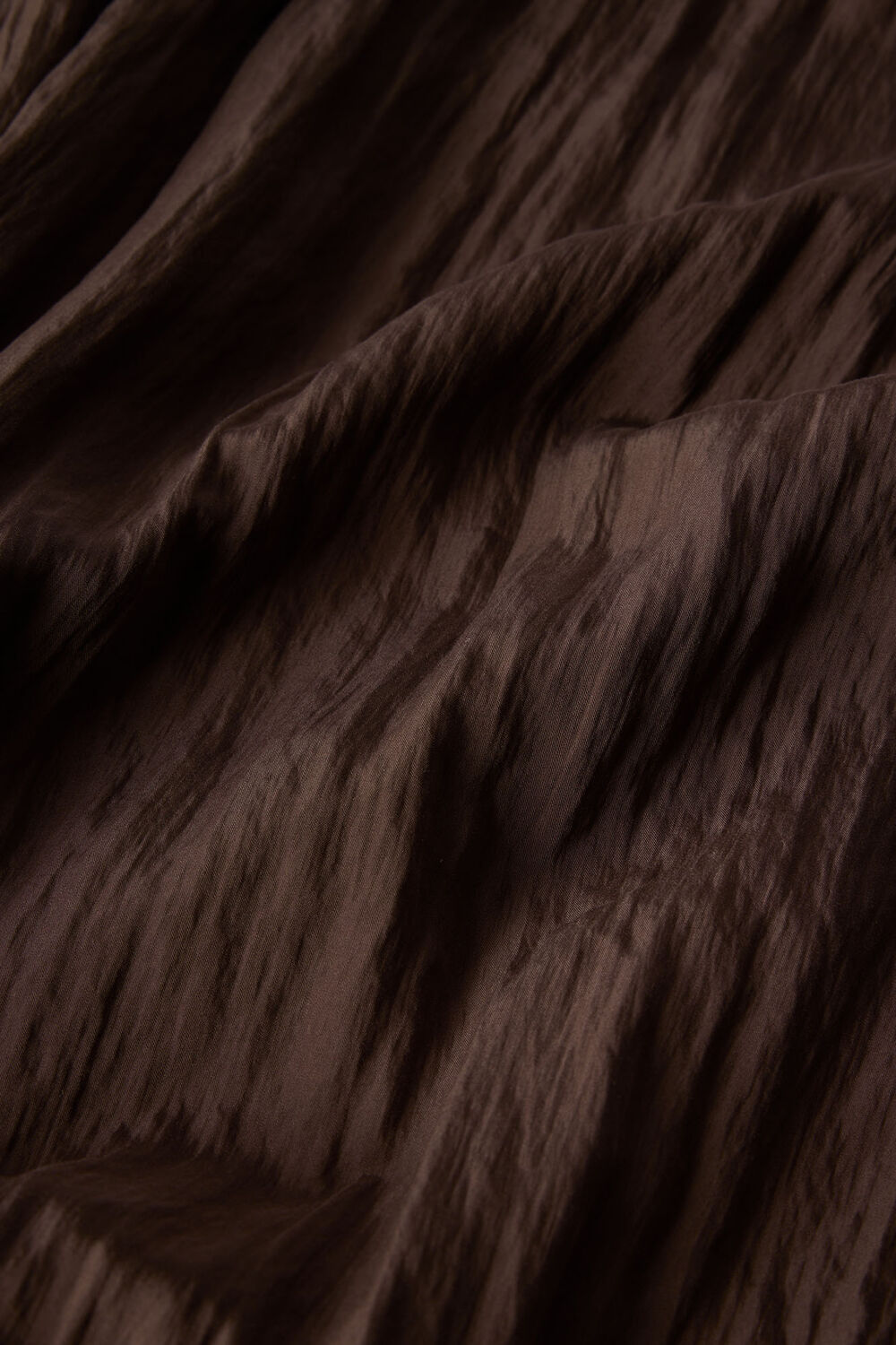 Brown Balloon Tie Hem Trousers