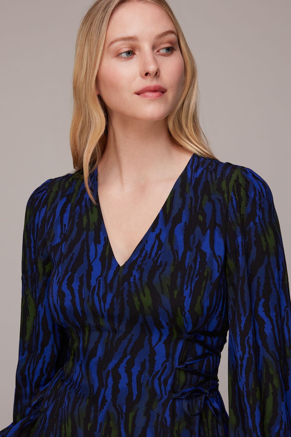 Watercolour Tiger Midi Dress