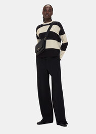 Wool Block Stripe Jumper