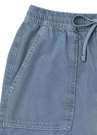 Contrast Stitch Cotton Trouser