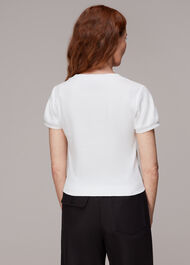 Bella Ribbed Button Up Tee
