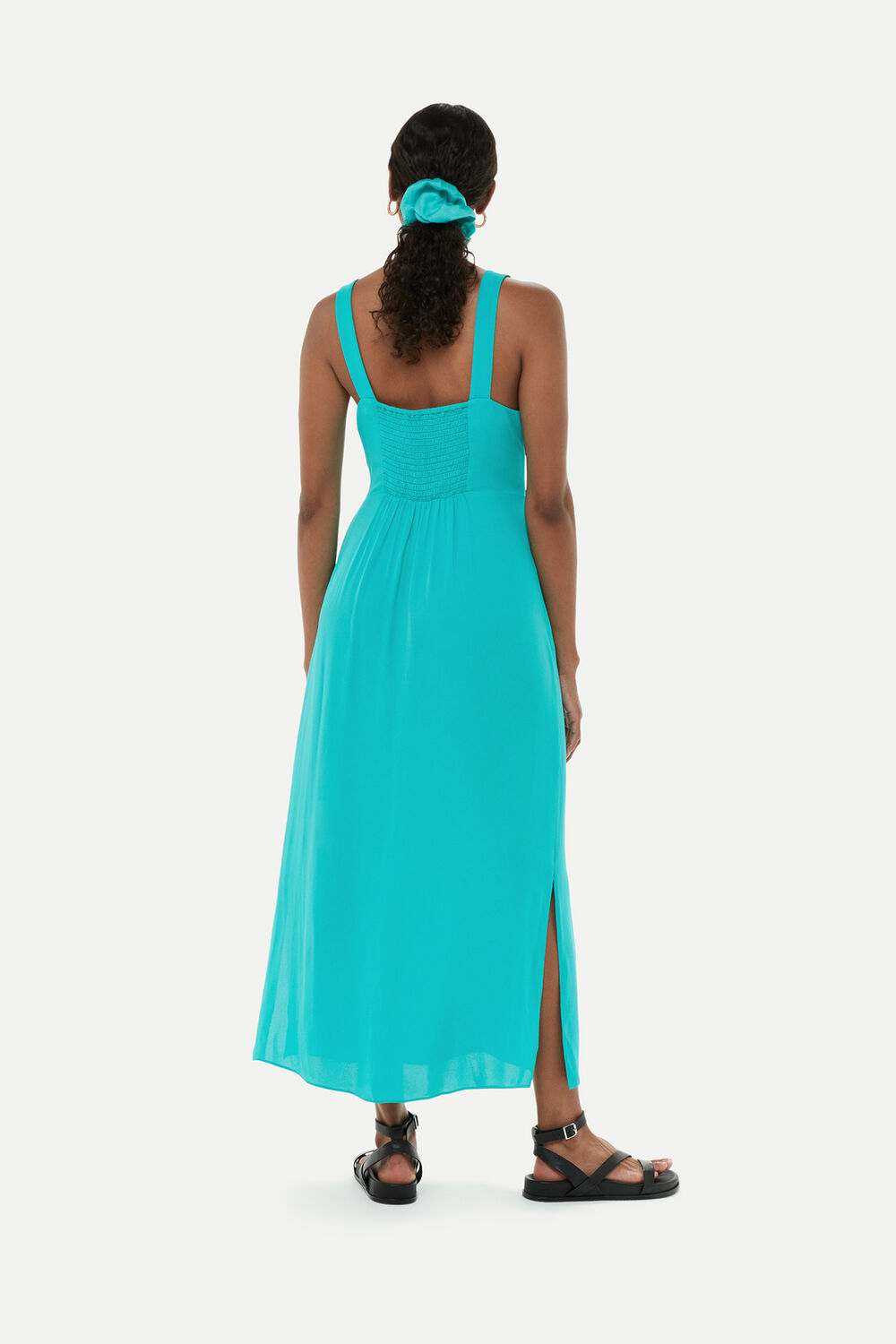 Andie Button Dress
