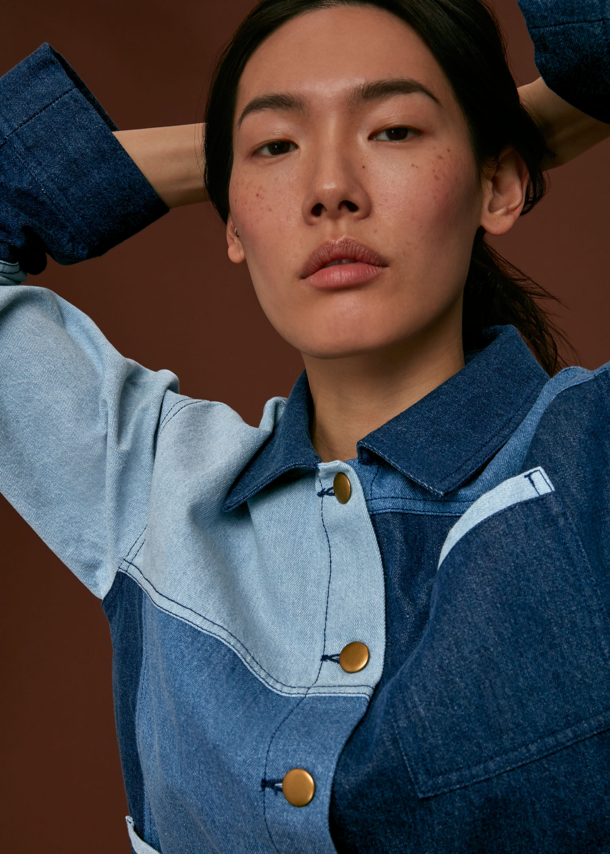 ジャケット・アウター Patchwork Denim Jacket LLA0321 Patchwork Denim Jacket – FOX'S - Online