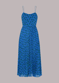 Kinetic Strappy Pleated Dress