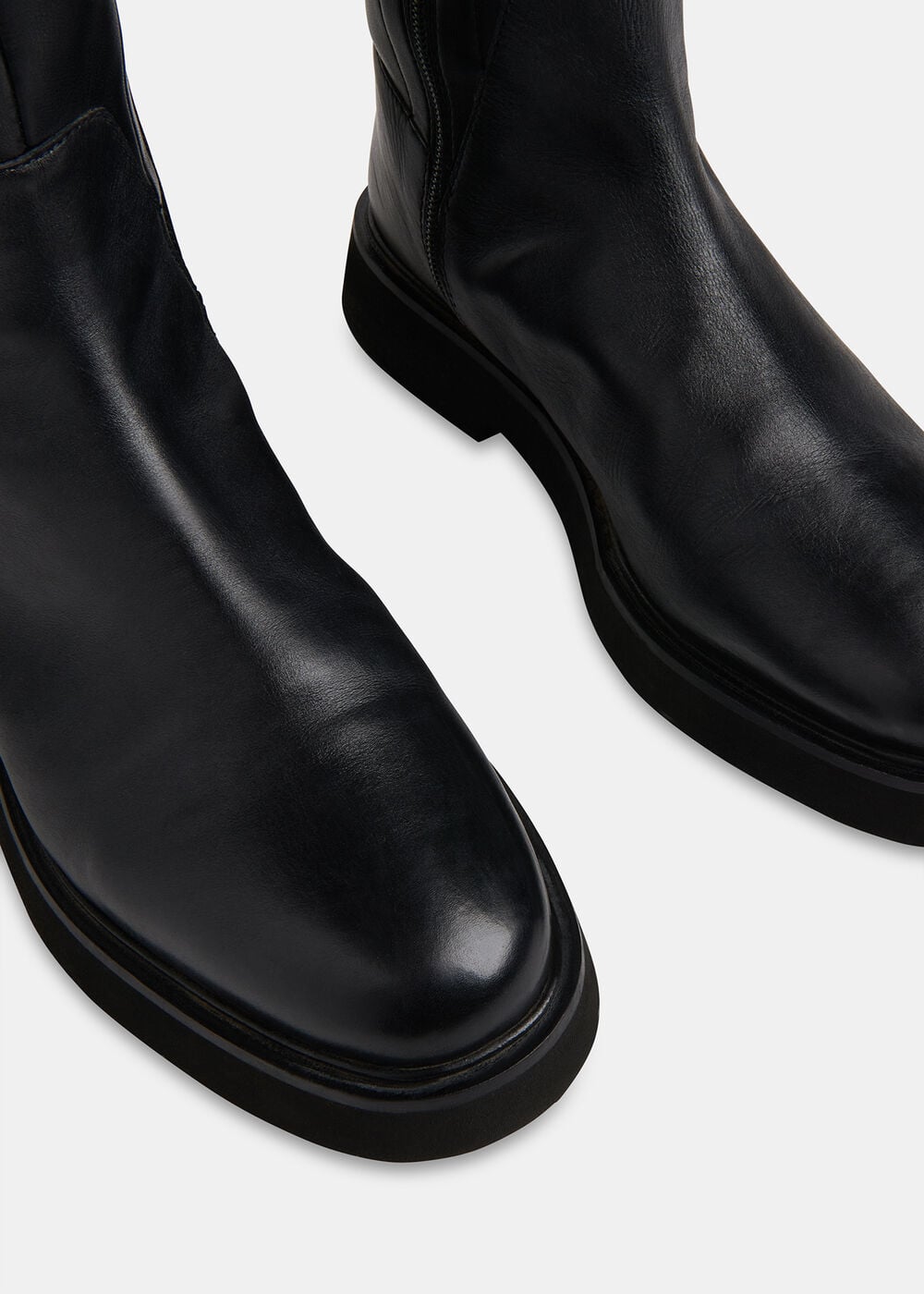Black Quin Stretch Knee High Boot