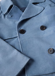 Suede Short Trench Jacket